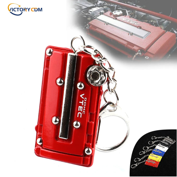 Honda B16 VTEC Valve Cover Keychain - Authentic Detail for JDM Fans