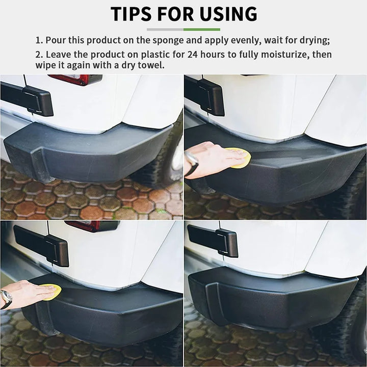 Car Plastic Restorer - Professional Finish for Faded Surfaces